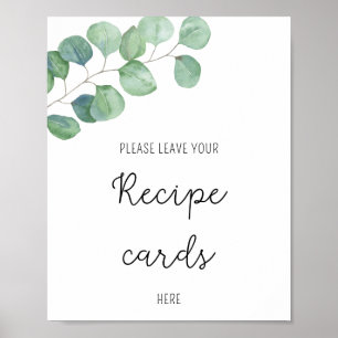 Eucalyptus - Votre carte de recette ici affiche