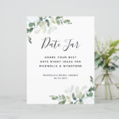 Eucalyptus Vrijgezellenfeest Datum acht tekens (Staand voorkant)