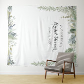 Eucalyptus Vrijgezellenfeest Foto Booth Backdrop Wandkleed (In Situ (horizontaal))