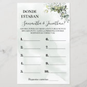 Eucalyptus Waar waren ze onder de douche? (Achterkant)