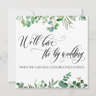 Eucalyptus wanneer we je kunnen knuffelen uitgeste kaart