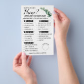 Eucalyptus Wat is er op uw Kaart van het Spel van  (Hand)