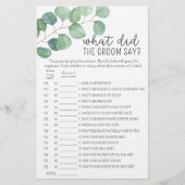 Eucalyptus - Wat zei de bruidegom tegen het bruids (Voorkant)