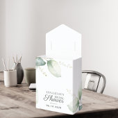 Eucalyptus Watercolor Groene Bruiloft Borrel Bedankdoosjes