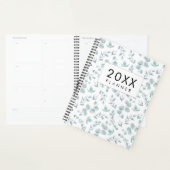 Eucalyptus watercolor weekly and monthly planner (Display)