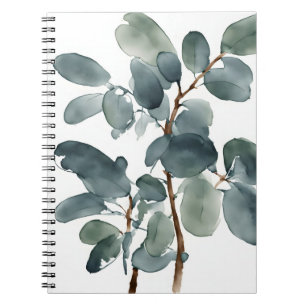 Eucalyptus - Waterverf bloemen Notitieboek