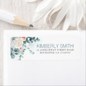 Eucalyptus Waterverf bloemenelegant Etiket (Insitu)