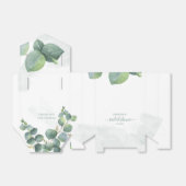 Eucalyptus Waterverf Botanisch Vrijgezellenfeest Bedankdoosjes (Uitgevouwen)