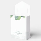 Eucalyptus Waterverf Botanisch Vrijgezellenfeest Bedankdoosjes (Geopend)