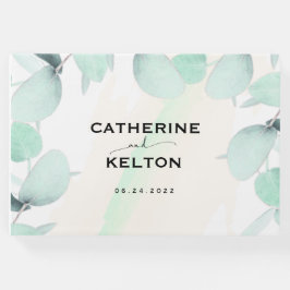 Eucalyptus Waterverf Elegant Greenery Wedding Gastenboek