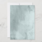 Eucalyptus | Waterverf Green Graduation Party Kaart (Achterkant)
