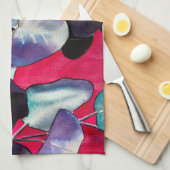 Eucalyptus waterverf theedoek (Quarter Fold)