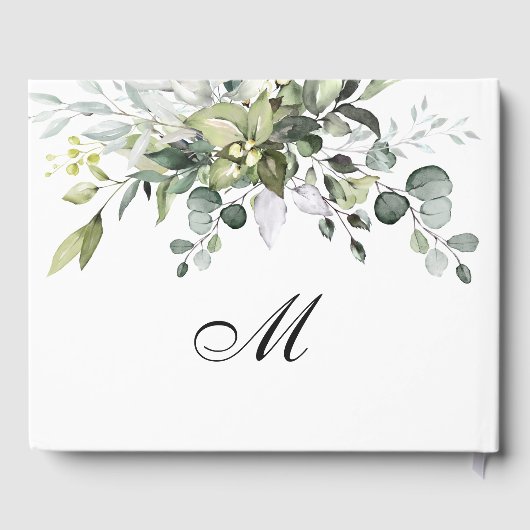 Eucalyptus Waterverf Weddenschap FOTO Gastenboek (Achterkant)