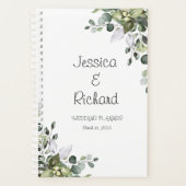 Eucalyptus Waterverf Wedding Planner (Voorkant)