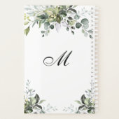 Eucalyptus Waterverf Wedding Planner (Achterkant)