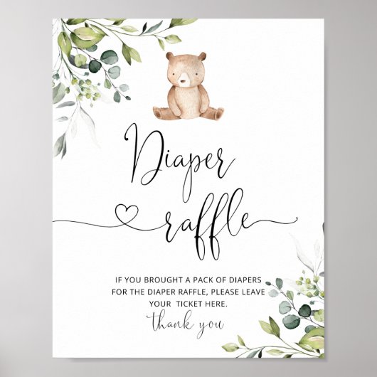 Eucalyptus We kunnen snel wachten op het luierenpa Poster (Voorkant)