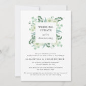 Eucalyptus Weddenschap Downsivering update Aankondiging (Voorkant)