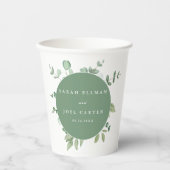 Eucalyptus Weddenschap Papieren Bekers (Voorkant)