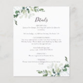 Eucalyptus Weddenschap - Sluitingskaart (Voorkant)