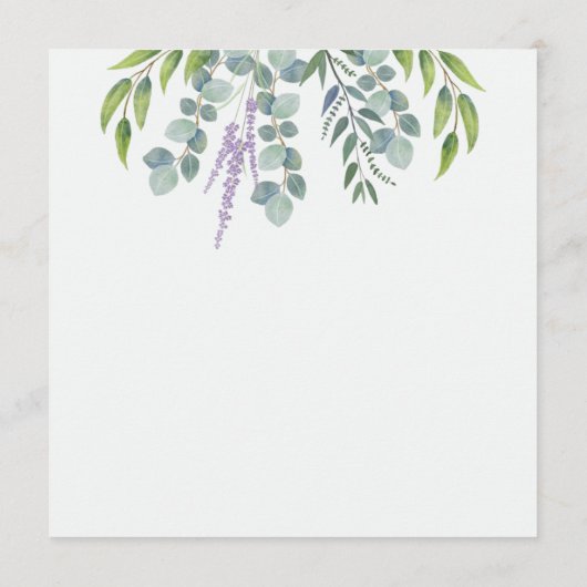 Eucalyptus Weddenschap Tabelnummer naamlijst Programma (Achterkant)