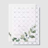 Eucalyptus Weddenschap Vellum Uitnodigingen (Offset (Uitnodiging))