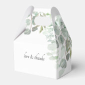 Eucalyptus Wedding Box Geschenkschachtel Bedankdoosjes (Achterkant)