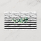 Eucalyptus Wine Raffle Ticket card Vrijgezellenfee (Achterkant)