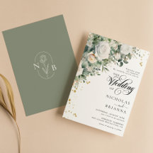 Eucalyptus Wit Rose Elegant Groen Bruiloft