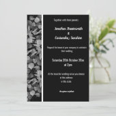 EUCALYPTUS WIT ZWART ZILVEREN RAND WIT KAART (Staand voorkant)