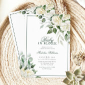 Eucalyptus Witte Bloemen Baby in Bloom Douche Kaart