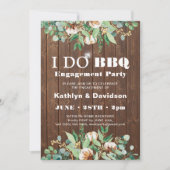 Eucalyptus Wood 4 Photo Je fais Invitation Fiançai (Devant)