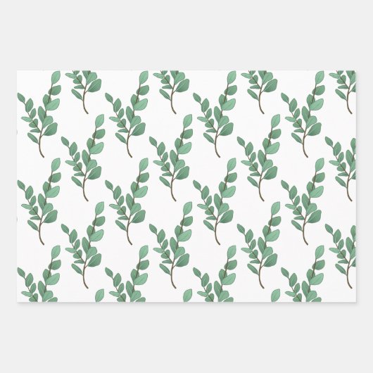 Eucalyptus Wrapping Paper Set (Voorkant 3)