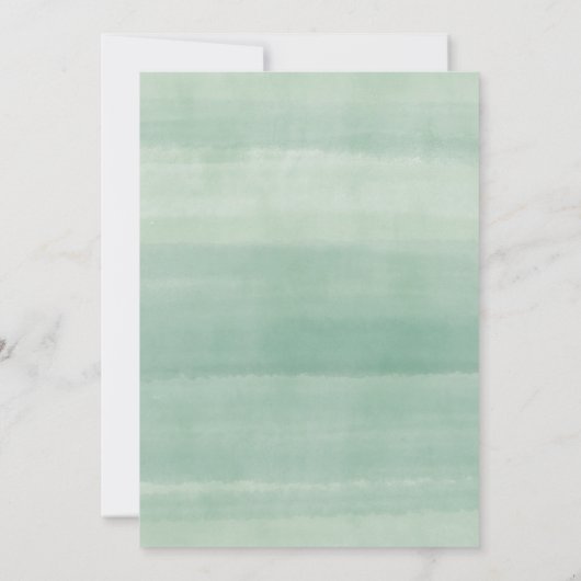 Eucalyptus Wreath Bridal Brunch Uitnodiging (Achterkant)