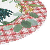 Eucalyptus Wreath & Rooster Farmhouse Snijplank (Hoek)