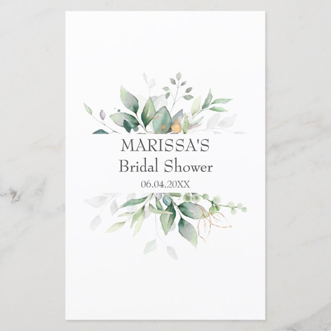 Eucalyptus zei dat ze Vrijgezellenfeest Game zei (Achterkant)