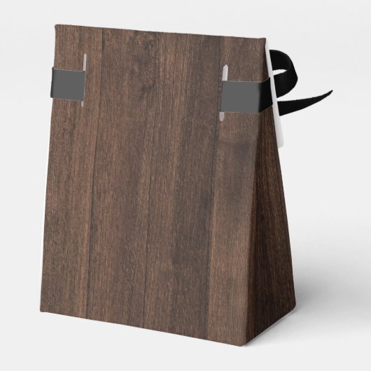 Eucalyptus Zonnebloem Bloemrijke Rustieke Bruidsdo Bedankdoosjes (Achterkant)