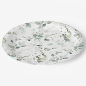 Eucalyptusblad Papier Papieren Bordje (Gekanteld)