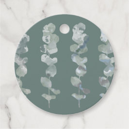 Eucalyptusbladeren  bedankjes labels