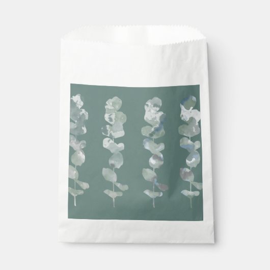 Eucalyptusbladeren Bedankzakje (Voorkant)