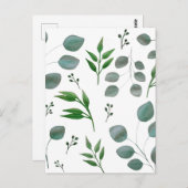 Eucalyptusbladeren Briefkaart (Voorkant / Achterkant)