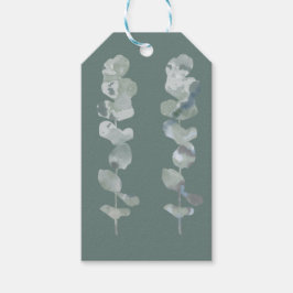 Eucalyptusbladeren Cadeaulabel