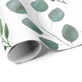 Eucalyptusbladeren Cadeaupapier (Rol Hoek)