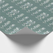 Eucalyptusbladeren Cadeaupapier (Hoek)