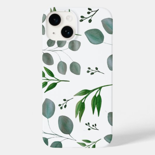 Eucalyptusbladeren Case-Mate iPhone Case (Achterkant)