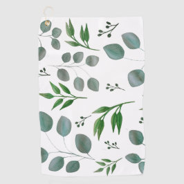 Eucalyptusbladeren Golfhanddoek