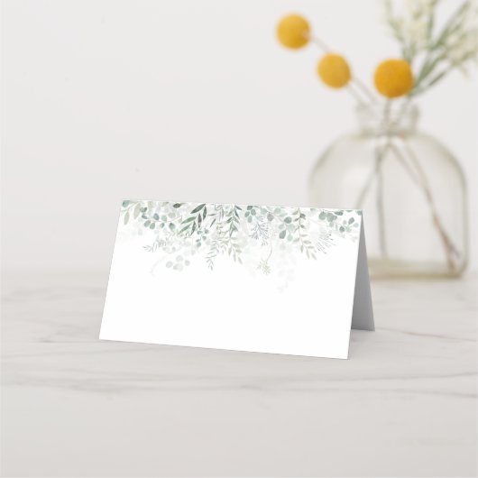 Eucalyptusbladeren groen elegante modern (Voorkant)