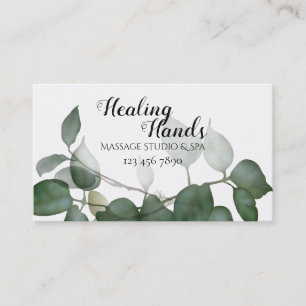Eucalyptusbladeren, Moderne Botanicals Visitekaartje
