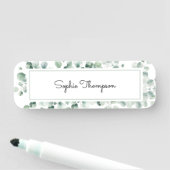 Eucalyptusbladeren Naamplaatje (In situ)