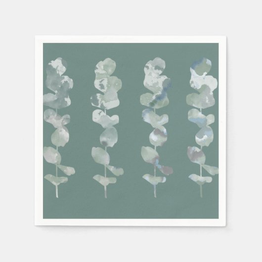 Eucalyptusbladeren Servet (Voorkant)