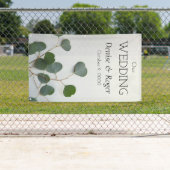 Eucalyptusbladeren verticaal spandoek (Insitu)